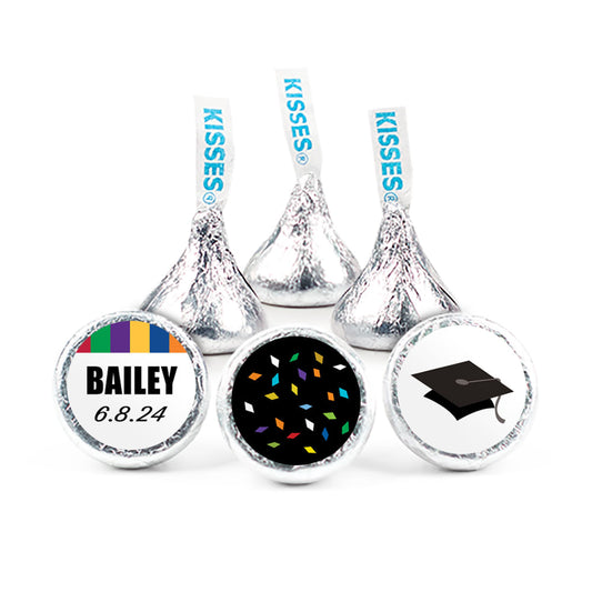 Graduation 3/4" Sticker Confetti Cap (108 Stickers)