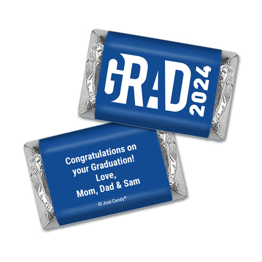 Graduation Personalized Hershey's Miniatures "Grad" and Year