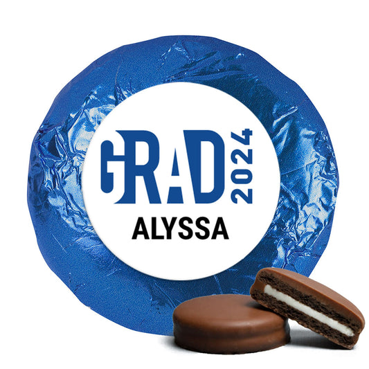 Graduation Chocolate Covered Oreos "Grad" and Year