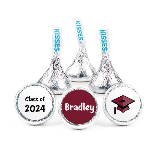 Graduation Personalized Hershey's Kisses Cap & Tassel Assembled Kisses