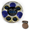 Personalized Graduation Script Chocolate Covered Oreo Cookies Large Gold Plastic Tin