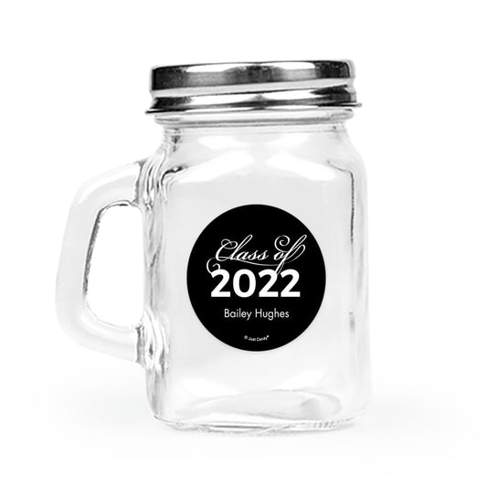 Graduation Favor Personalized Mini Mason Mug Photo Class of