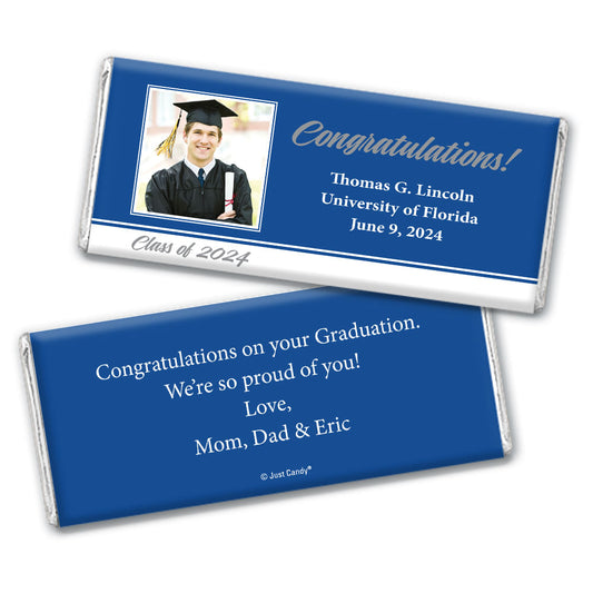 Graduation Personalized Hershey's Milk Chocolate Bar Congratulations Photo