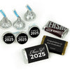 Black Graduation Candy Hershey's Kisses & Hershey's Miniatures for Party Favors