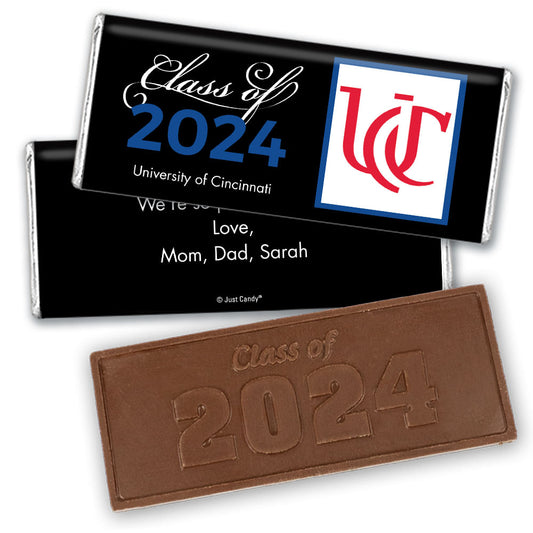 Graduation Personalized Embossed Chocolate Bar Logo Class Of