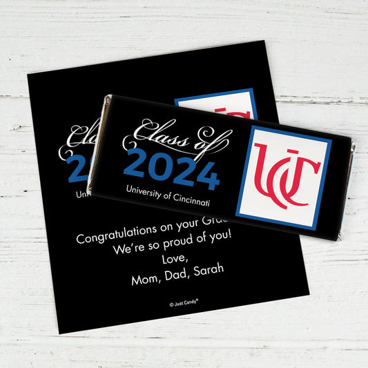 Personalized Graduation Logo Class Of Chocolate Bar Wrappers Only