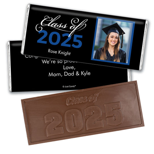 Graduation Personalized Embossed Chocolate Bar Photo Class Of