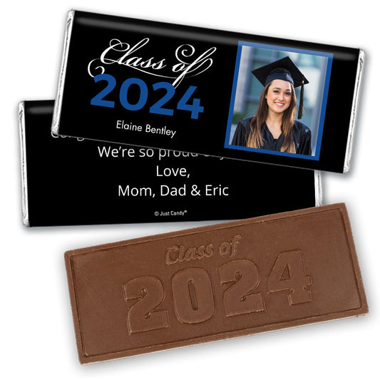 Graduation Personalized Embossed Chocolate Bar Photo Class Of