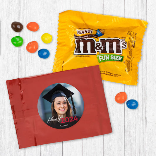 Personalized Graduation Class of with Photo Peanut M&Ms