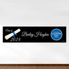 Personalized Add Your School Logo Graduation 5 Ft. Banner