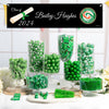 Personalized Green Graduation Diploma Deluxe Candy Buffet