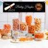 Personalized Orange Graduation Diploma Deluxe Candy Buffet