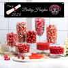 Personalized Red Graduation Diploma Deluxe Candy Buffet