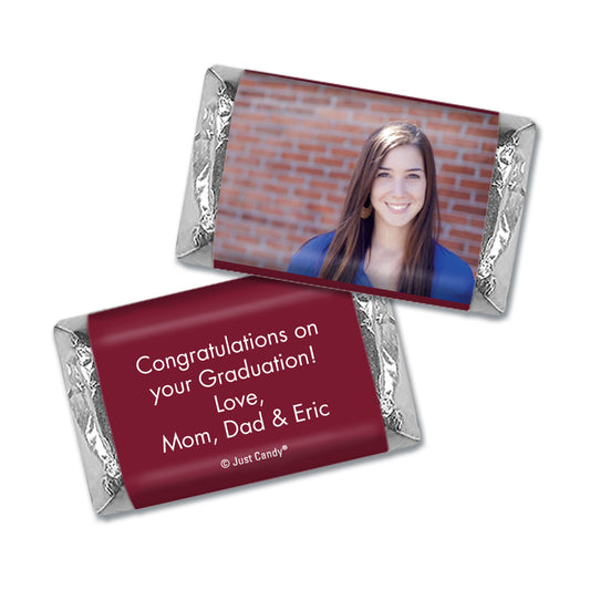 Maroon Graduation Personalized Hershey's Miniatures Full Photo