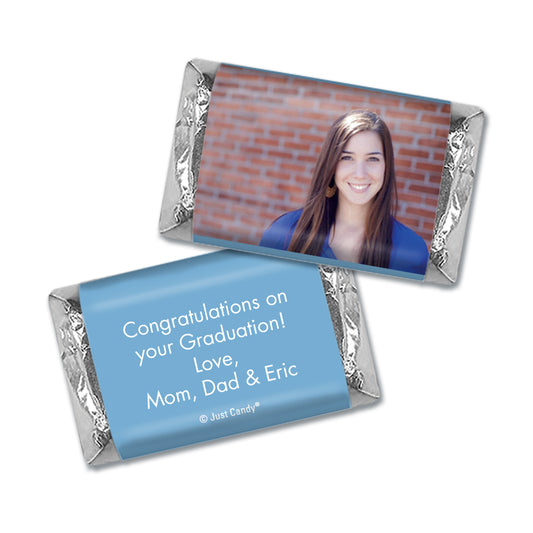 Light Blue Graduation Personalized Hershey's Miniatures Full Photo