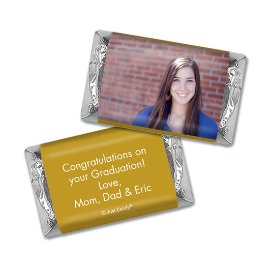 Gold Graduation Personalized Hershey's Miniatures Full Photo