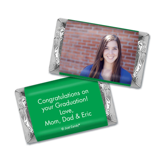 Green Graduation Personalized Hershey's Miniatures Full Photo