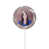 Personalized Graduation Photo Small Swirly Pop (24 Pack)