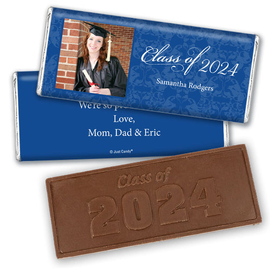 Graduation Personalized Embossed Chocolate Bar Baroque Photo