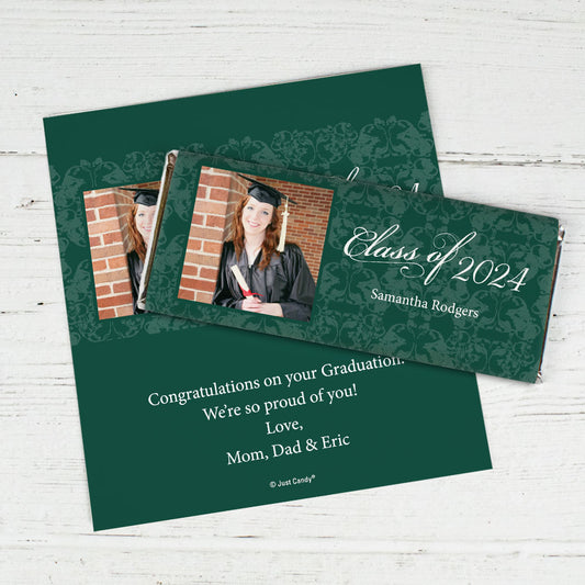 Graduation Personalized Chocolate Bar Wrappers Baroque Photo