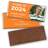 Graduation Personalized Embossed Chocolate Bar Cameo Photo