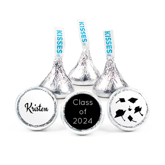 Personalized Graduation Cap Toss Hershey's Kisses