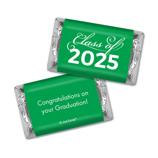 Personalized Green Graduation School Color Deluxe Candy Buffet