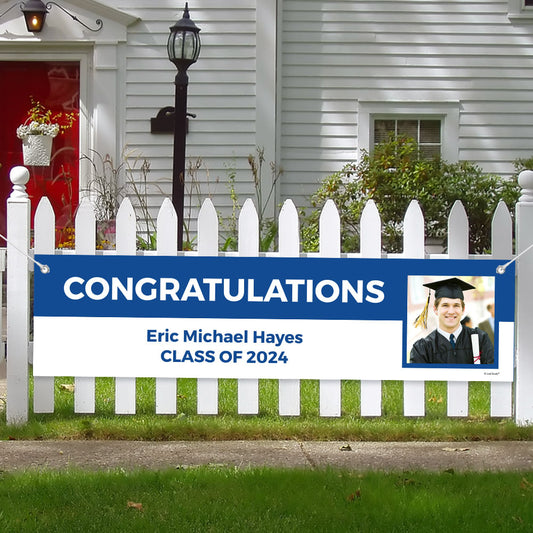 Personalized Graduate Photo Graduation 5 Ft. Banner