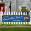 Personalized Circle Photo Graduation 5 Ft. Banner