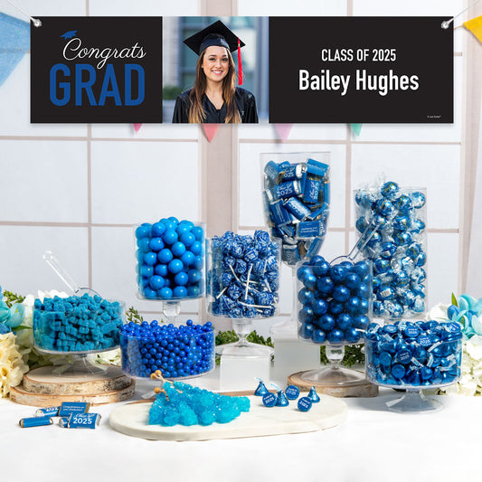 Personalize Graduation Photo Deluxe Candy Buffet - All Colors