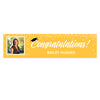 Personalized Photo & Cap Yellow Graduation 5 Ft. Banner