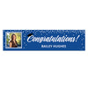 Personalized Photo & Cap Blue Graduation 5 Ft. Banner