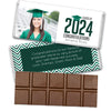 Personalized Graduation Chevron Grad Belgian Chocolate Bar & Wrapper