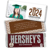 Personalized Graduation Chevron Grad Hershey's Milk Chocolate Bar & Wrapper