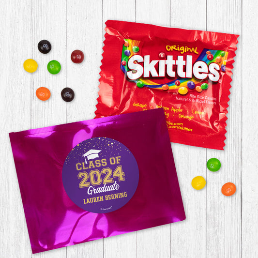 Personalized Graduation Celebration Skittles