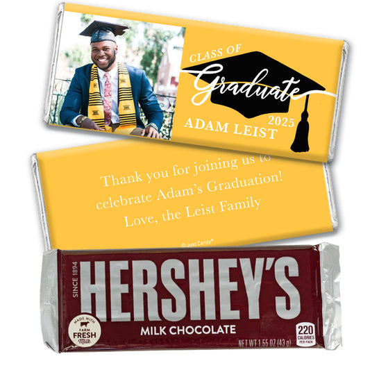 Personalized The Graduate's Cap Hershey's Milk Chocolate Bar