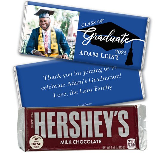 Personalized The Graduate's Cap Hershey's Milk Chocolate Bar