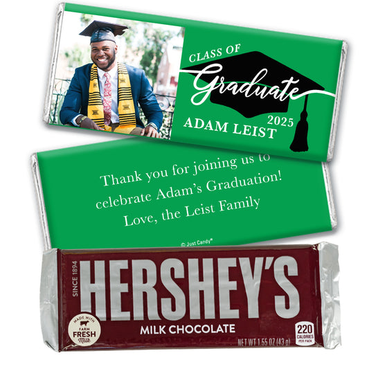 Personalized The Graduate's Cap Hershey's Milk Chocolate Bar