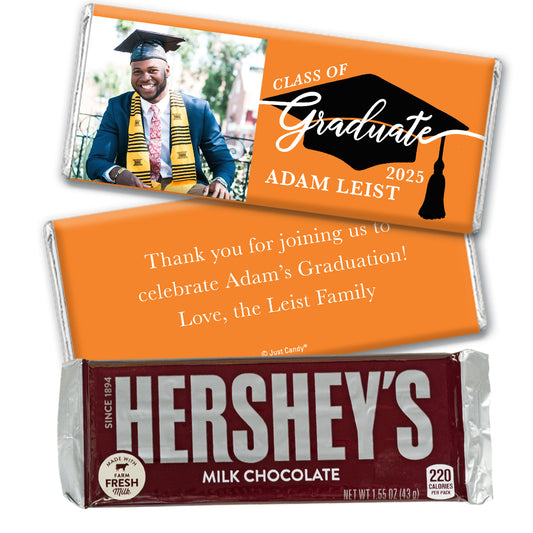 Personalized The Graduate's Cap Hershey's Milk Chocolate Bar