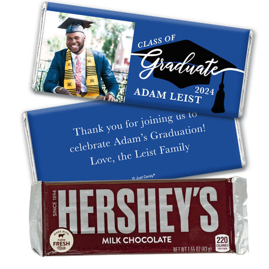 Personalized The Graduate's Cap Hershey's Milk Chocolate Bar