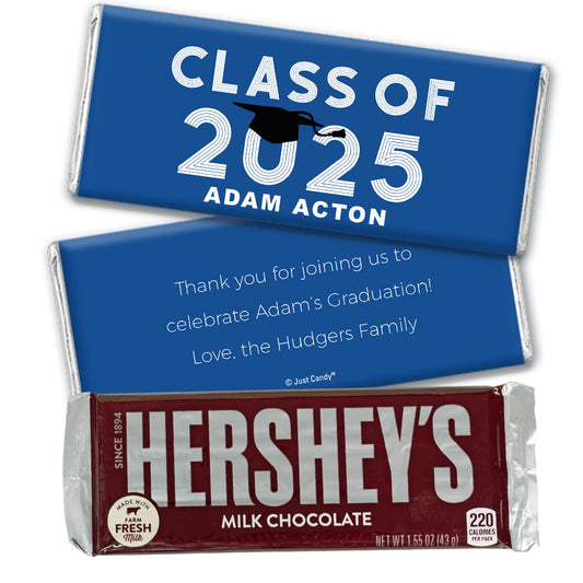 Personalized Graduation Grad Cap Hershey's Milk Chocolate Bar