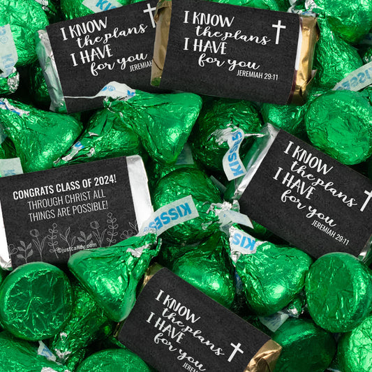 Religous Graduation Candy Mix - Hershey's Miniatures and Kisses