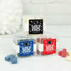 Personalized Graduation JUST CANDY� favor cube with Gummy Bears