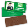 Graduation Personalized Embossed Chocolate Bar Watercolor Photo