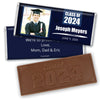 Graduation Personalized Embossed Chocolate Bar Watercolor Photo