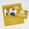 Graduation Personalized Chocolate Bar Wrappers Watercolor Photo