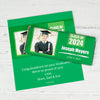 Graduation Personalized Chocolate Bar Wrappers Watercolor Photo