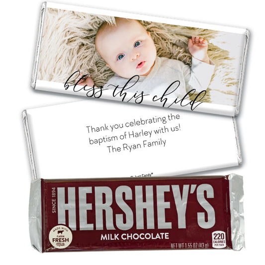 Personalized Religious Little Darling Blessings Hershey's Milk Chocolate Bar