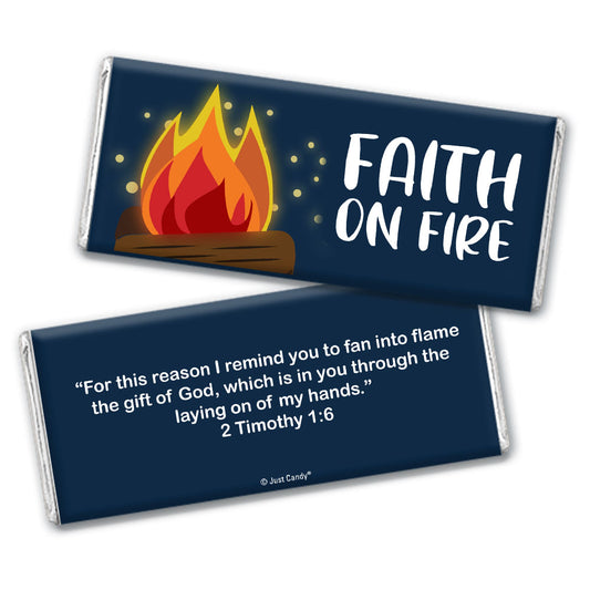 Vacation Bible School Faith on Fire Hershey's Milk Chocolate Bar