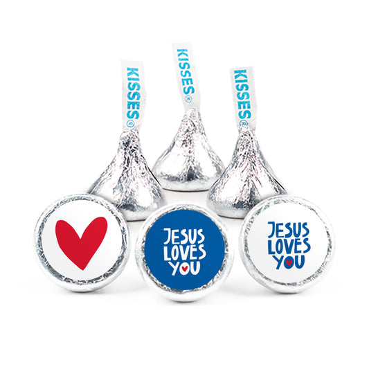 Jesus Loves You 3/4" Stickers (108 Stickers)